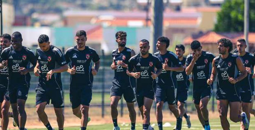 الأهلي يتدرب على خطة مواجهة مودرن سبورت في انطلاقة الدوري الممتاز
