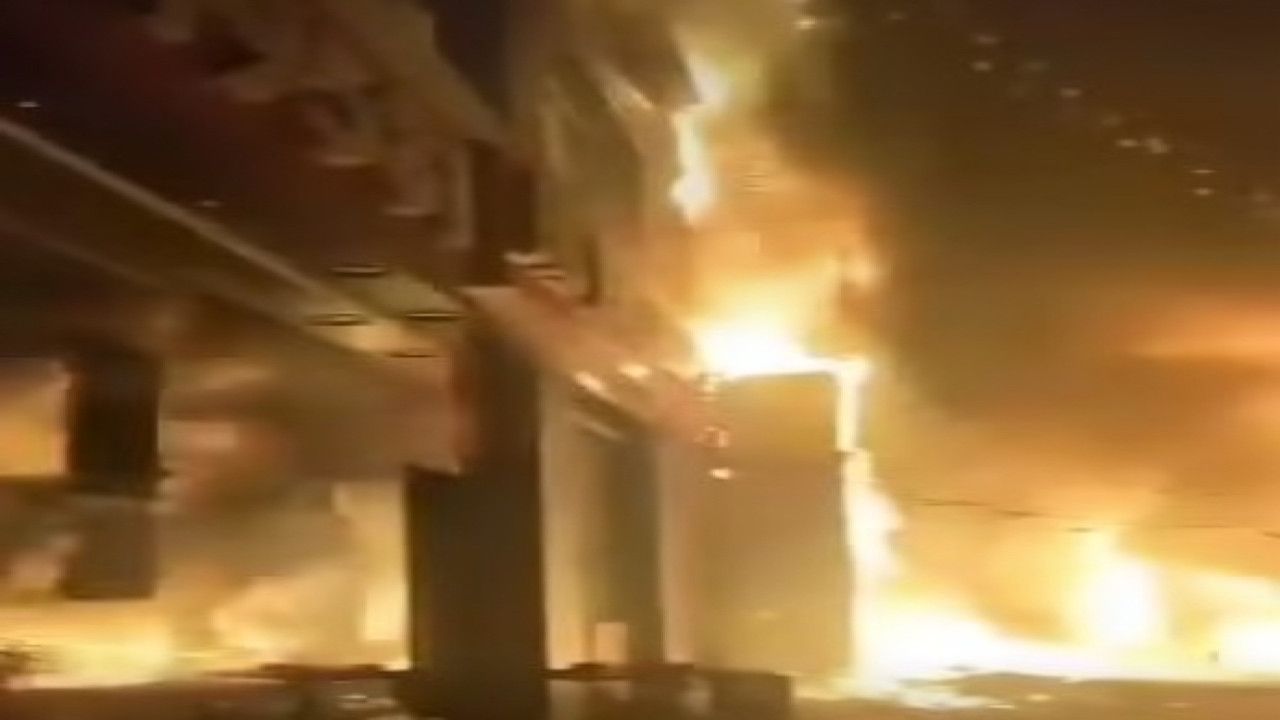 حريق شبرا الخيمة