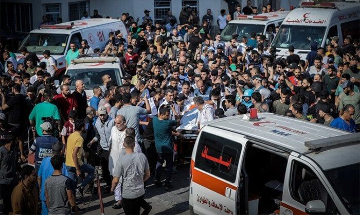 ارتفاع عدد ضحايا القصف الإسرائيلي على خيمة الصحفيين في غزة